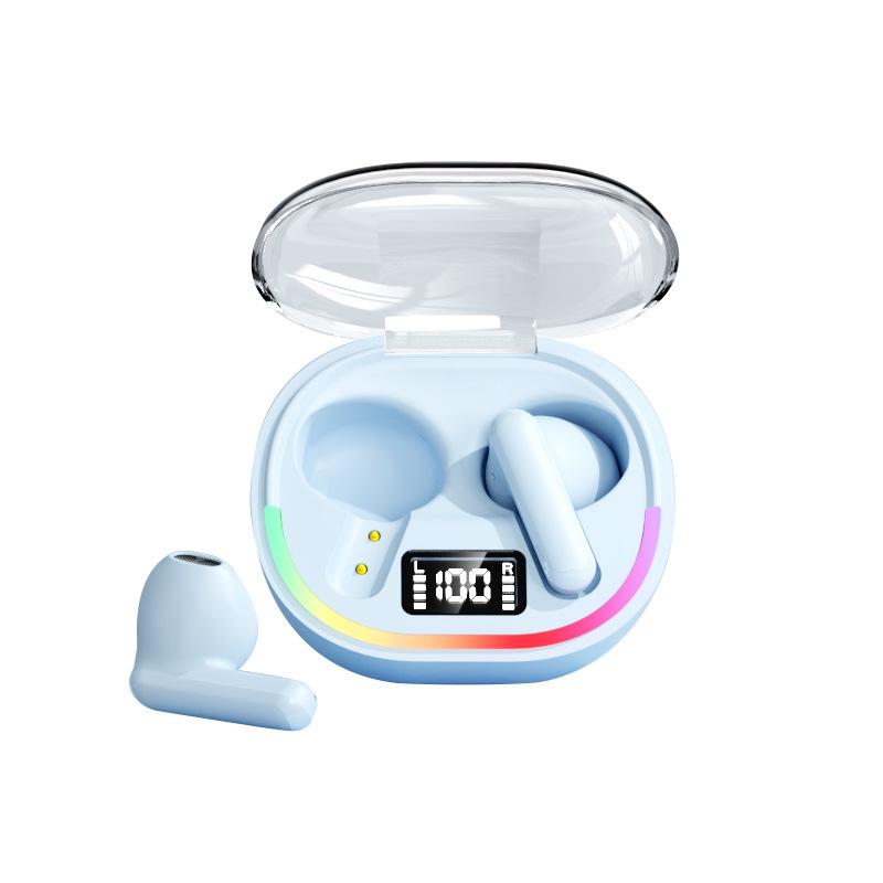 

New TWS 5.3 Wireless Half-in-Ear Dual Earphones with Heavy Bass for Running & Sports
