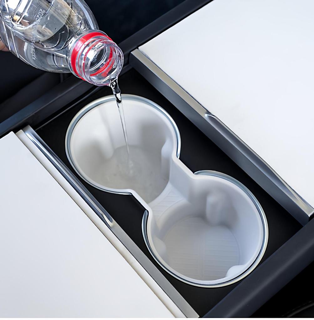 Tesla Model 3/Y Center Console Cup Holder Silicone Stopper