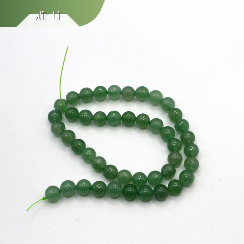 Round Green Aventurine Beads for DIY Jewelry Making – Loose Beads, Semi-finished Accessories, Craft Components