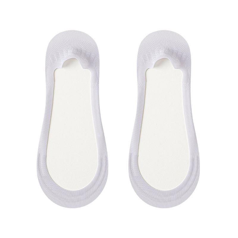 Summer Ultra-Thin Invisible Non-Falling Heel Socks Non-Slip And Anti-Shedding Cotton-Soled Boat Socks Ice Silk Ultra-Shallow Invisible Socks