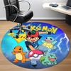 1 stuks Pokemon Personages Kantoor Ronde Vloerkleed, Binnenmat Geschikt Voor Kantoor, Slaapkamer Woonkamer Huisdecoratie, Kamerdecoratie, Offic a0928172