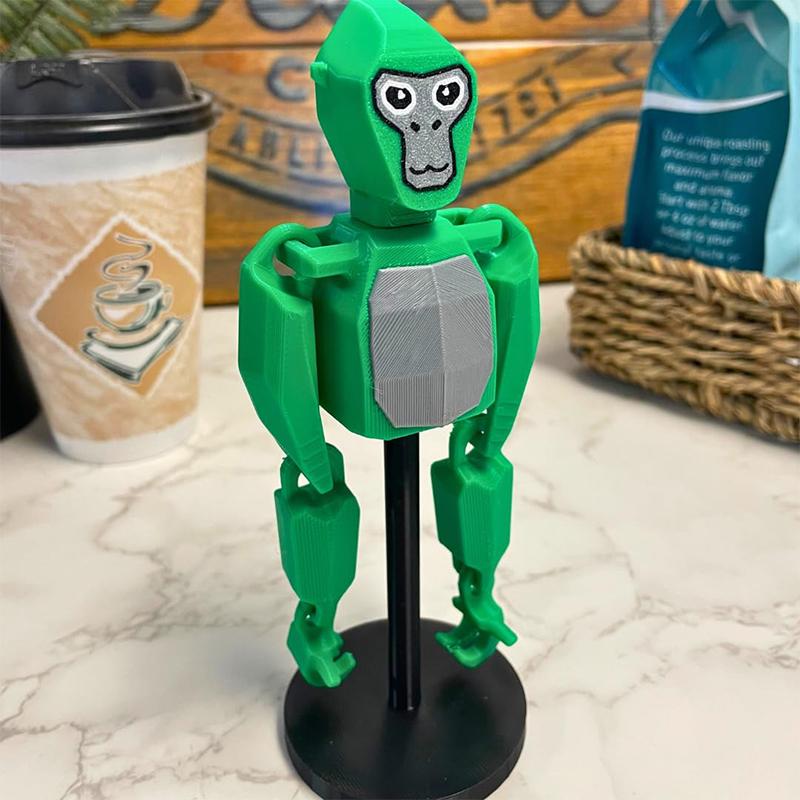 Gorilla Tag Monke 3D tištěné panenky Kreslená zvířecí hračka Narozeninový vánoční dárek pro děti 3D tištěné hračky s pohyblivými klouby