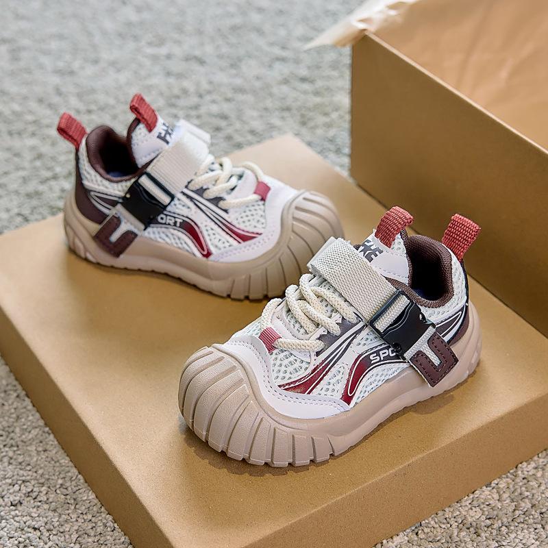 

Children s sports shoes boys and girls 2025 spring and autumn new breathable shoes non-slip mesh shoes soft-soled casual hiking shoes 21