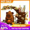 1880pcs Capybara Building Block Pen Holder Micro Building Block Building Block Toy Animal Theme Desktop Decoration Birthday Gift