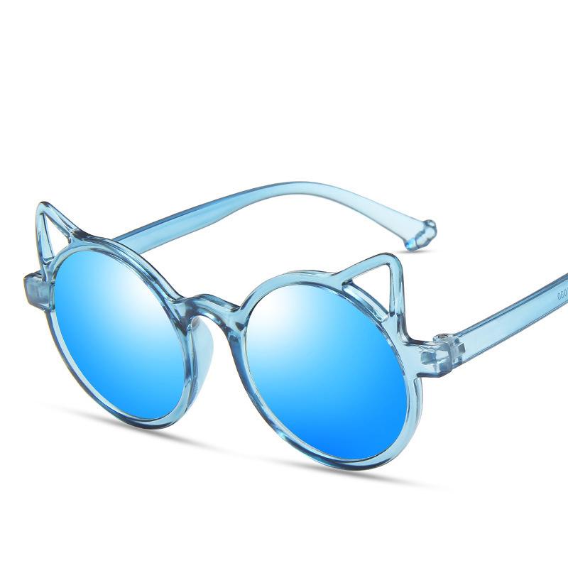 Kleinkind Katze Geformte Sonnenbrille Mädchen Kleiner Teufel Katzenohren Brille Sonnenbrille Outdoor-Brille für Strandparty Sommeraktivitäten