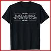 Make America Trumpless Again Funny Anti-Trump Black Cotton T-Shirt S-5XL