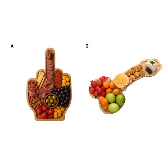 Funny Aperitif Board Novelty Charcuterie Platter And Cheese Board Wooden Kitchen Cutlery Wine Fruit Meat Cheese Platter Party Gag Gift