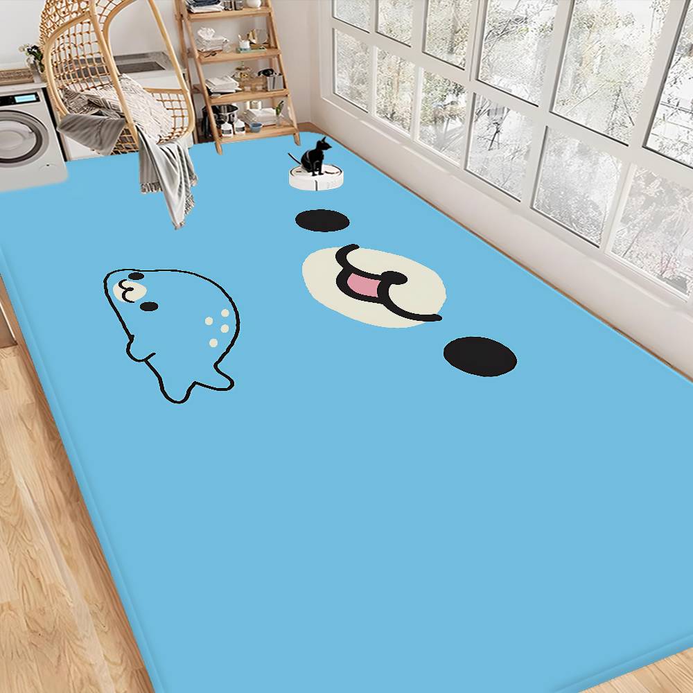 CUTE M-Mamegoma Floor Carpet Nordic Style Home Doormat Bathroom-Toilet Mats Bedroom Hotel Decor Mat