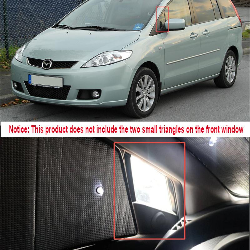 Car Full Sun Visor For Mazda 5 Mazda5 CR Premacy Ford i-Max 2005 2006 2007 2008 2009 Auto Accessories Parasol Stickers Sunshade