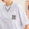 New MLB New York Yankees T Shirts Unisex White 3ATSM0233-50WHS