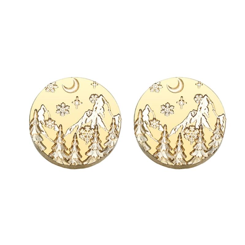 Emboss Sealings Wax Stamp Head Brasses Sealing Stamp Wax Seal Stamp Head Replacement for Envelope Sealing Greeting Card