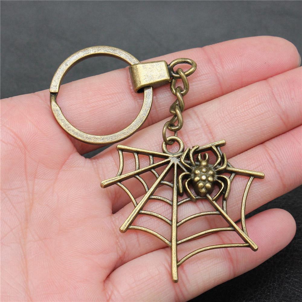 30mm Keychains Bat Cross Skull Vintage Jewelry Supplies QY006