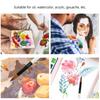6pcs 6 Sizes Watercolor Brush Set Fine Detail Tip Oil Paint Brush Tips  Fine Detail Tip
