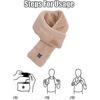 Electric Heated Scarf with 3 Heat Levels, USB Heated Scarf Neck Warmer for Women Winter Indoor & Outdoor