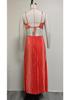 Europäisches/Amerikanisches Trägerloses Plissee-Neckholder-Kleid - Damen Sommer Einfarbig Ärmellos Strand Resort Kleidung