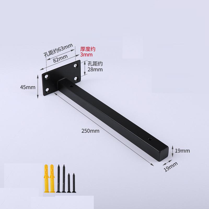Wall Shelf Bracket Suspended Tripod Shelf Support Hidden Wall Fixed Partition Storage Rack Shelves Angle Bracket Thicken