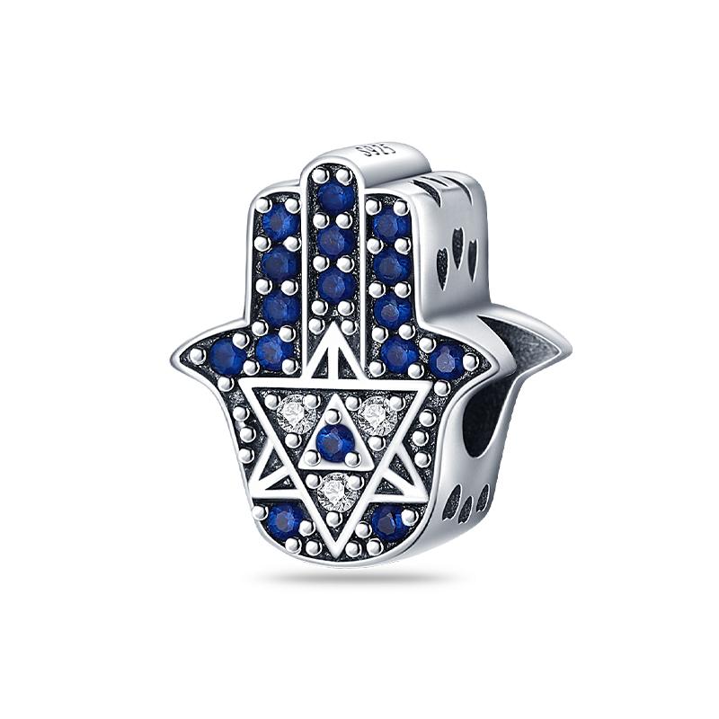 100% Rame Zircone Scintillante Occhio del Diavolo Occhio di Horus Auguri Migliori Portafortuna Perline Adatte a Braccialetti da 3 mm Gioielli Fai da Te