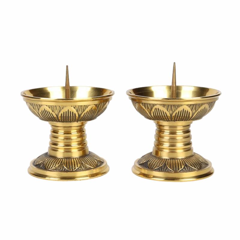 

2 шт. винтажный латунный подсвечник подсвечники европейский подсвечник для свадебной вечеринки декор мини ретро подставка для свечей