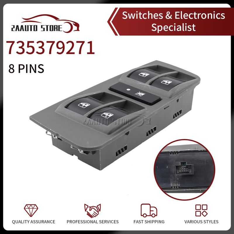 

735379271 For Fiat Palio 2003-2004 For Siena 2003 Auto Power Window Door Lock Switch 735362698 7353626 8P