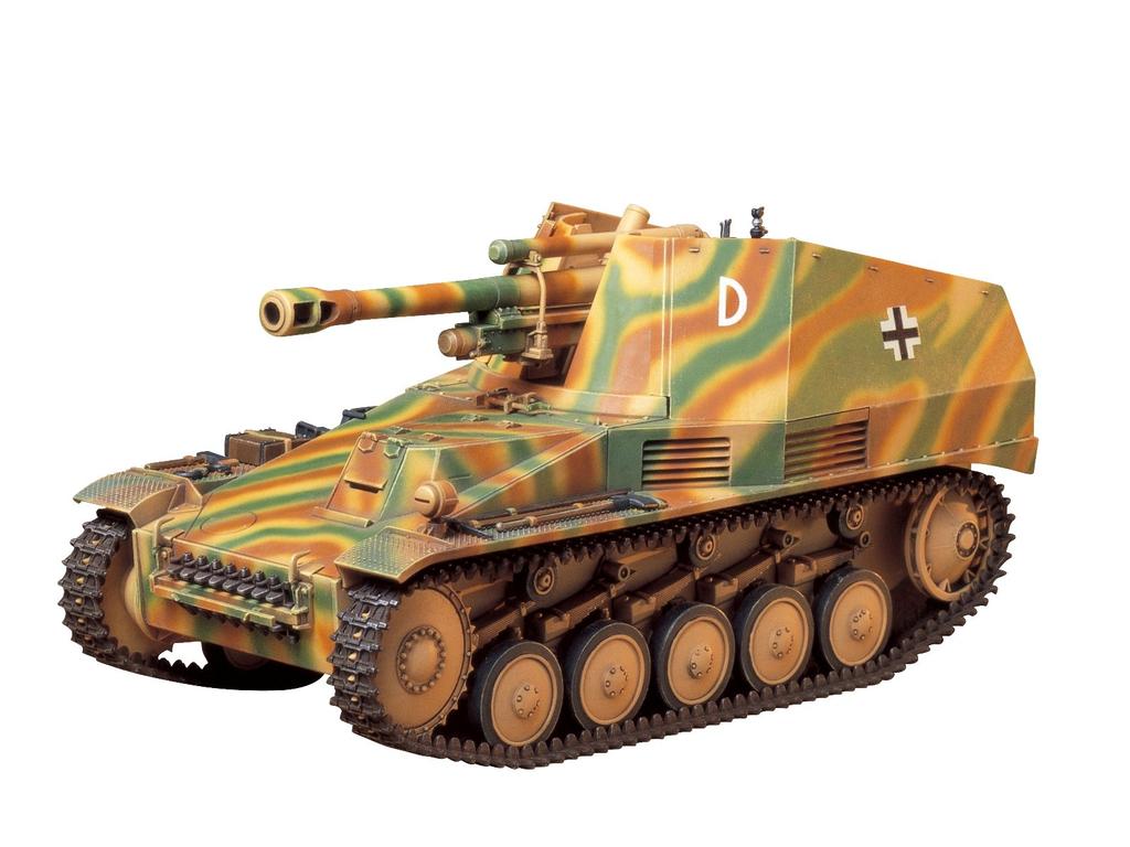 Tamiya 1/35 Military Miniature Series No. 200 German Army Self-Propelled Howitzer Wespe Plastic Model 35200