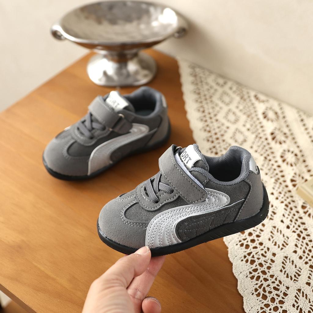Children's Sports Shoes - Boys' Velcro Casual Shoes with Anti-slip Feature - New Style Girls' Shoes