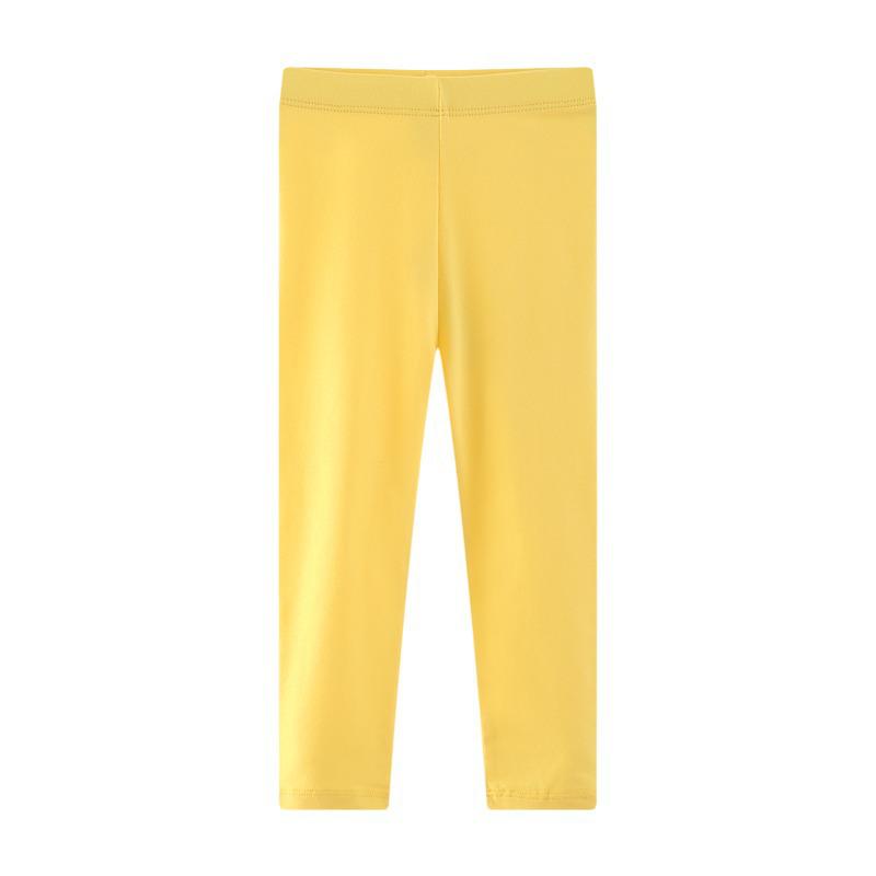 Baby Girls' Solid Color Mosquito-Proof Leggings for Spring & Autumn – Perfect with a Princess Dress