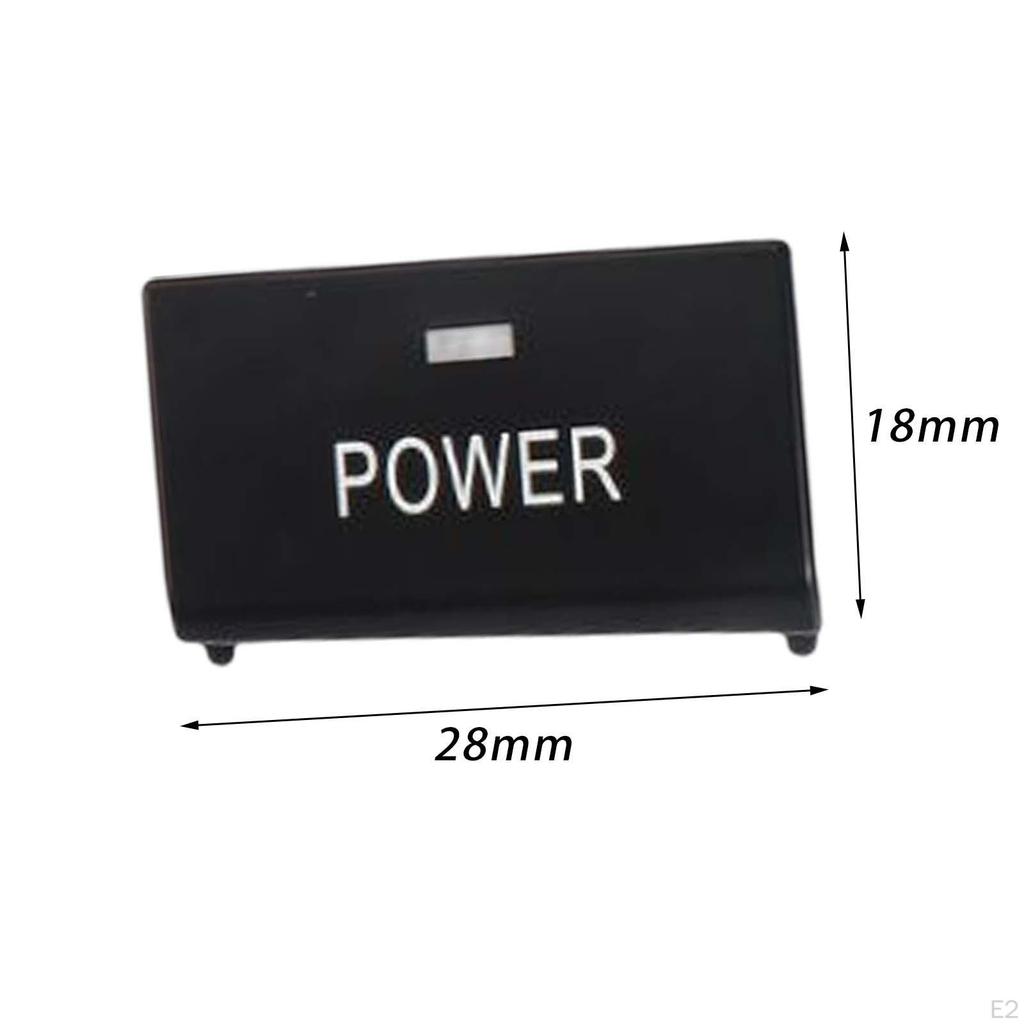 Car Center Console Switch Button Cover for BMW E90 E92 E93 Durable