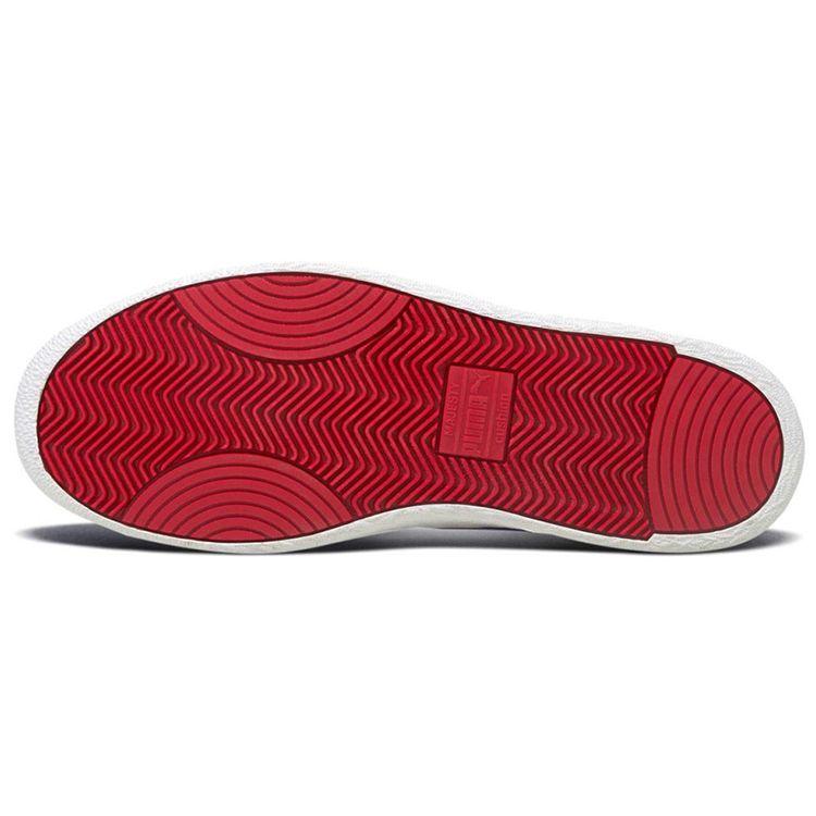 Puma Ralph Sampson Mr Doodle Two-Layer Leather Synthetic Color Block Casual Low-Top Sneakers Unisex Sneakers White Blue Red 380539-01