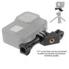 90° Vertical Adapter Tripod Mount for GoPro Hero 13 12 11 10 9 Insta360 SJCAM SJ4000 AKASO DJI OSMO Action Camera Accessories