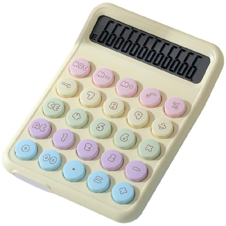 Fun and Functional 12Digit Calculator with Ergonomic Design Mechanical Keyboard Calculator for Accurate Input