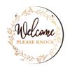 Pine Wood Double-Sided Reversible Hanging Sign, Business Open Closed Sign, Holiday Decor with Rope Hanging No Drill for Office Home Use