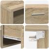 Wooden Cabinet Sonoma Oak 150 x 39 x 30 cm Particleboard