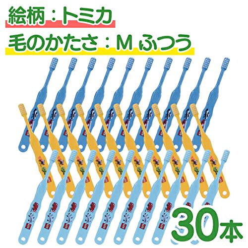 Ci Medical Children's Toothbrush 03952, 30 Toothbrushes / Assorted 3 Colors, Doraemon/Medium Size