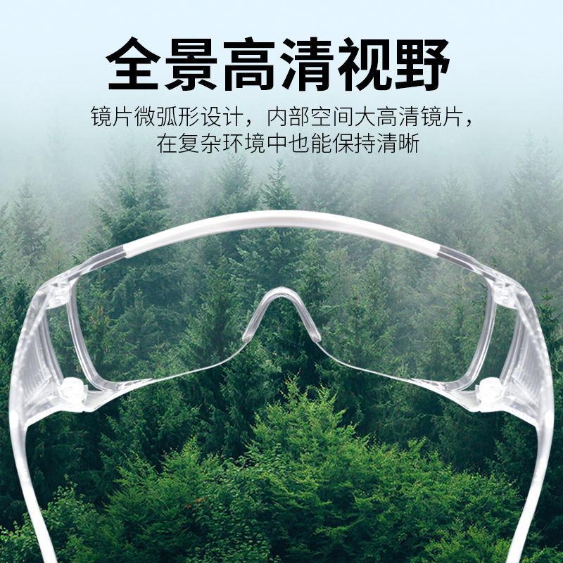 New model of protective goggles with blinds, impact-resistant, scratch-resistant, splash-proof, dust-proof, anti-fog, anti-wind and sand,