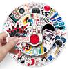 50 Bowling Sticker Pack: Waterproof Graffiti Stickers for Suitcases, Skateboards, Computers, Tablets, and Cartoon Decor