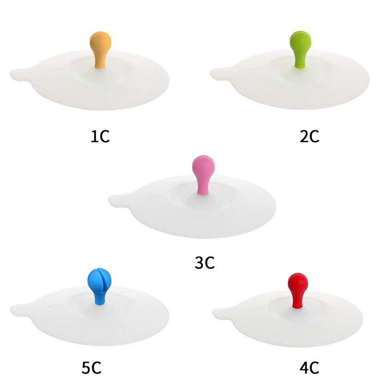 

5 шт./компл. многоразовых крышек для чашек, пылезащитная крышка для чашки, пищевая силиконовая крышка на присоске, симпатичная крышка на присоске для чашки, крышки для чая и кофе