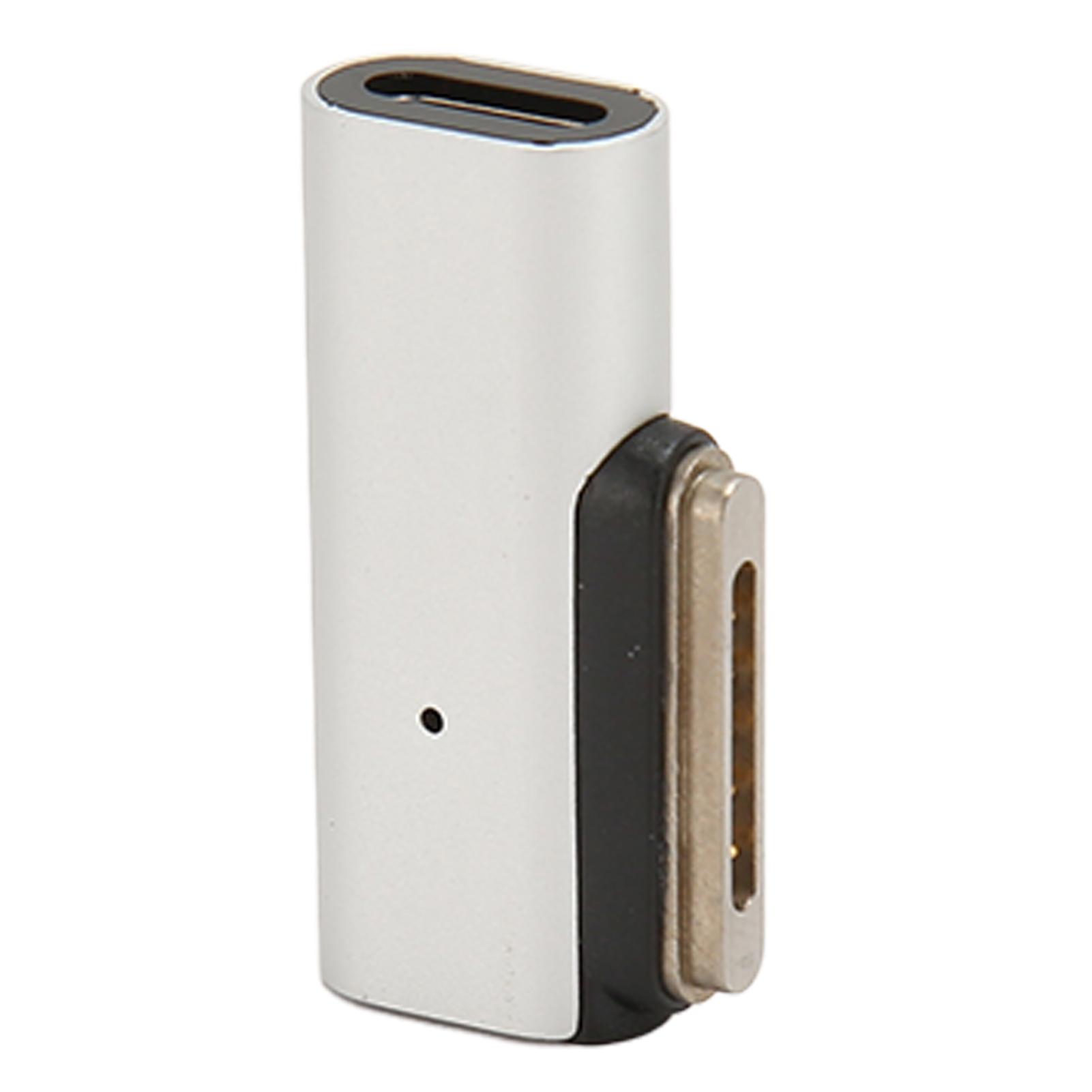 

140W USB C to Magnetic Adapter Aluminum Alloy Fast Charging Magnetic Adapter for Pro 2021 Air 2022 Side elbow