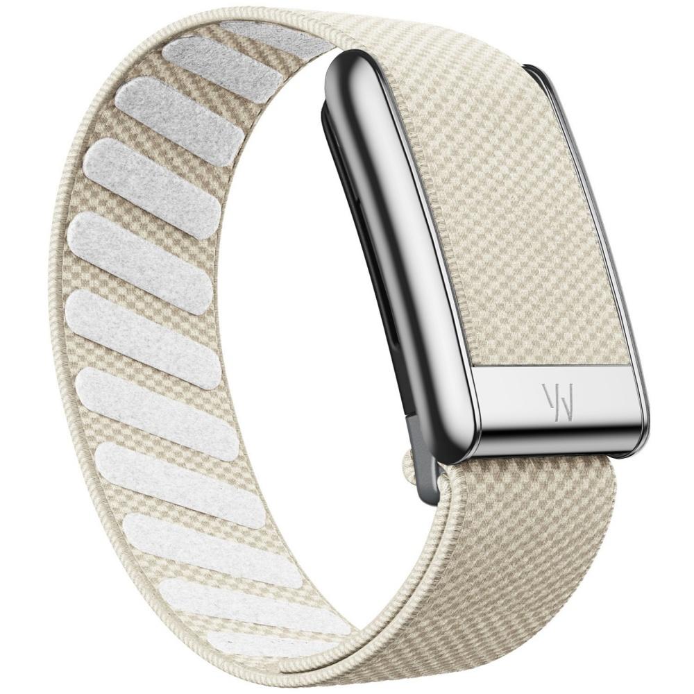 Suitable for Whoop 5.0 Mg Wristband Strap W Leather Nylon Woven Elastic Whoop Sports Replacement Strap Gold Silver Metal