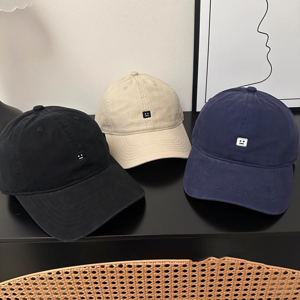 Casual Cotton Baseball Cap With Wide Brim Sun Protection For Outdoor Summer Wear