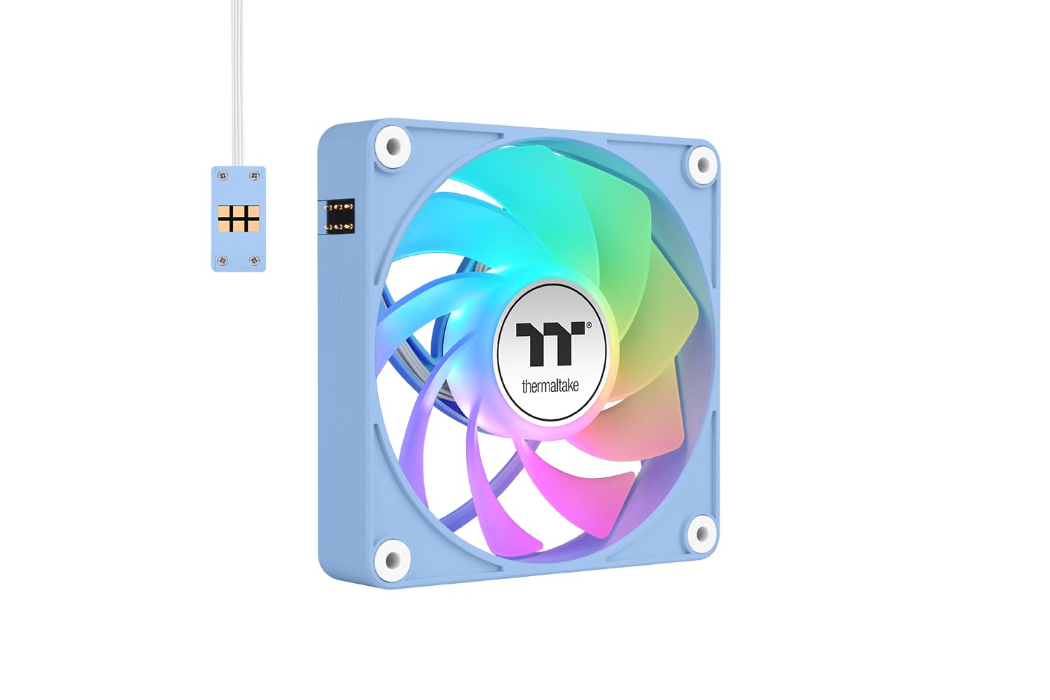 

Thermaltake CT120 Reverse EX ARGB Sync 120mm PC Case Fan 3 Fan Pack FN2375 -Hydrangea Blue- CL-F198-PL12BU-A