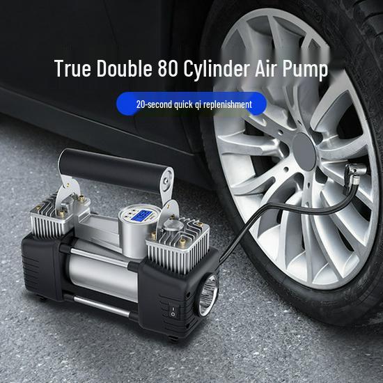 Compact Wireless Electric Tire Inflator & Air Pump with Handheld Feature