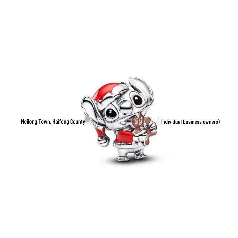 Panjia Srebro S925 Uroczy Kreskówkowy Anime Koralikowy Wisiorek Bransoletka Akcesoria