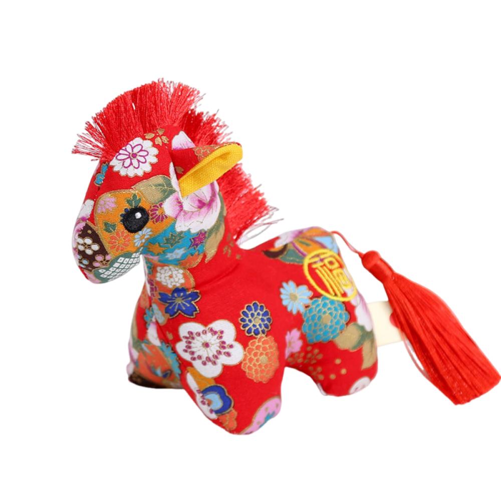 Lucky Symbol Year of The Horse Sachet Three-Dimensional Pony Pendant  New Year Celebration XL
