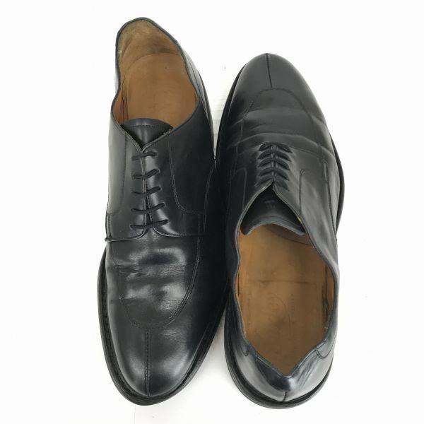 Bexley Leather U-Tip Goodyear 42 26.0-26.5 Black Dress Shoes Business(USED)