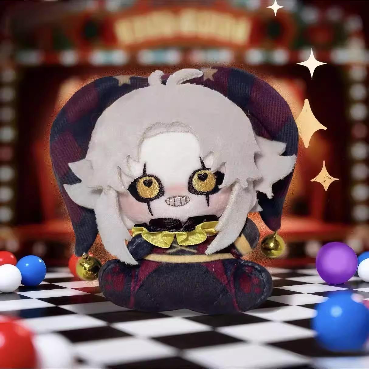 Op voorraad: Vreemde Banden Circus Pierrot De Freak Circus Harlekijn Nar Katoenen Pop Hanger Schattig Cadeau Voor Meisjes Vakantie
