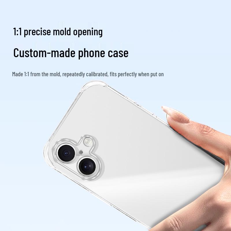 Apple 16 Airbag Drop-Proof Transparent Case for 16e/16plus/16pro/16promax