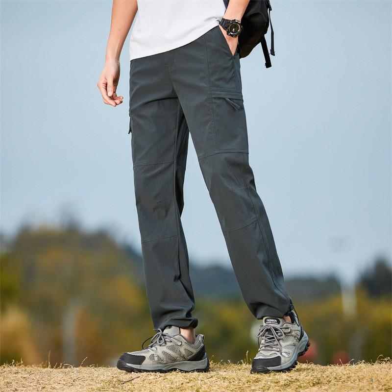 Men Women Lightweight Hiking Pants Quick Dry Outdoor Cargo Trousers Breathable Windproof Waterproof Trail Pant