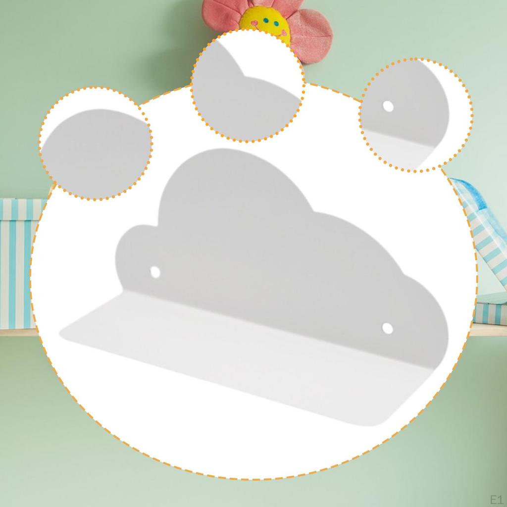 Display Shelf, Boho Shape Organizer, Hanging Bookshelf for Living Room Bedroom