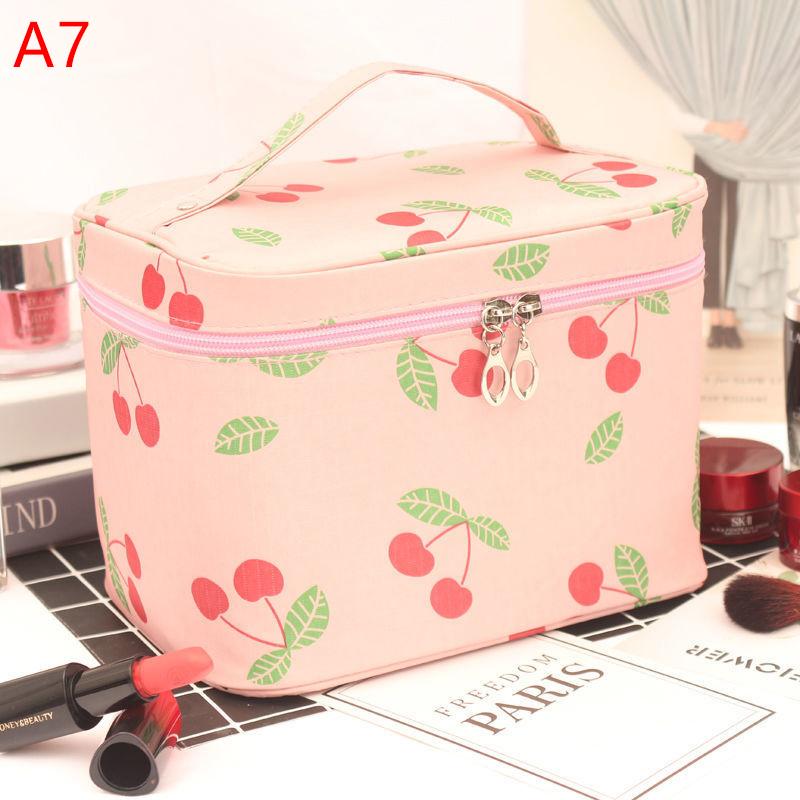 Women'S Large Capacity Cosmetic Bag Toiletry Storage Organizer Beauty Pouch Girls Travel Waterproof Makeup Case Handbag