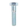 Hexagonal Head Screw, Partial Thread M12x50, Class 8.8, DIN931, White Galvanized